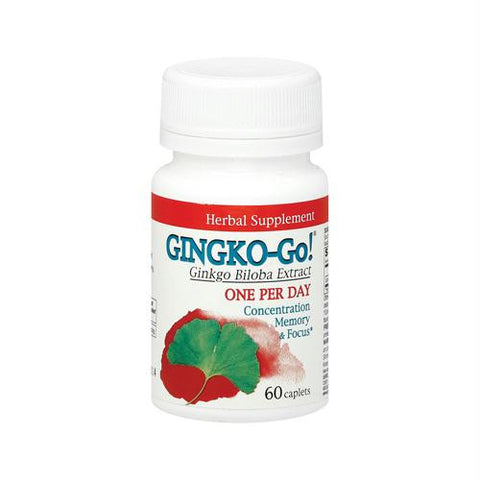 Kyolic Ginkgo-Go! - 120 mg - 60 Caplets