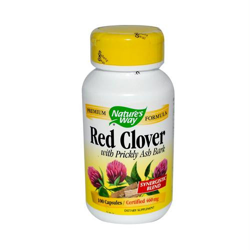 Natures Way Red Clover with Prickly Ash Bark - 100 Capsules