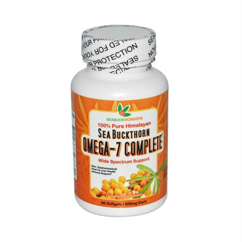 Seabuck Wonders Sea Buckthorn Omega 7 Complete - 500 mg - 60 Softgels