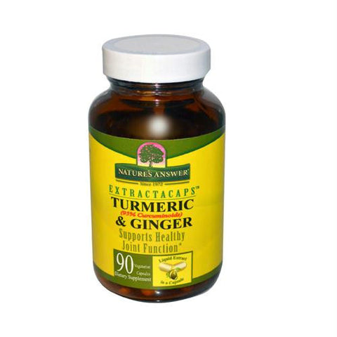 Natures Answer ExtractaCaps Turmeric and Ginger - 90 Veggie Caps