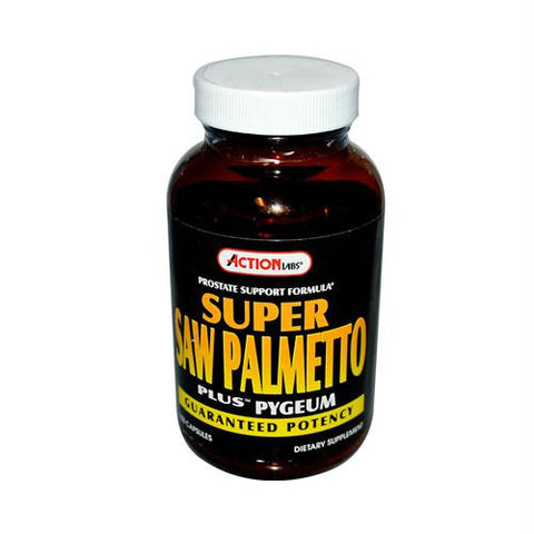 Action Labs Super Saw Palmetto Plus Pygeum - 100 Capsules