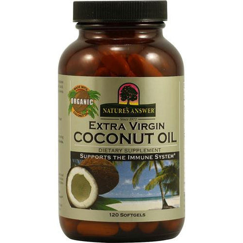 Natures Answer Extra Virgin Coconut Oil - 120 Softgels