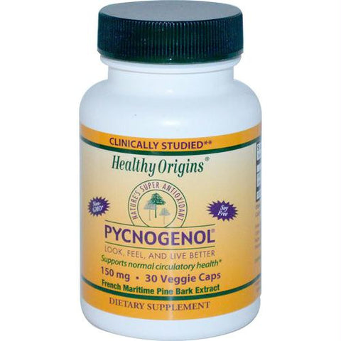 Healthy Origins Pycnogenol - 150 mg - 30 Vegetarian Capsules