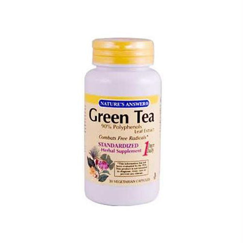 Natures Answer Green Tea Leaf Extract - 30 Vegetarian Capsules