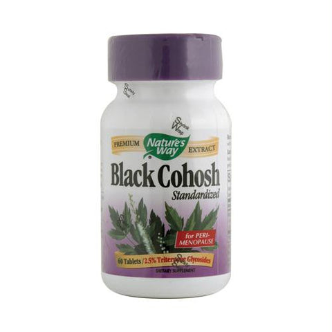 Natures Way Black Cohosh Standardized - 60 Tablets