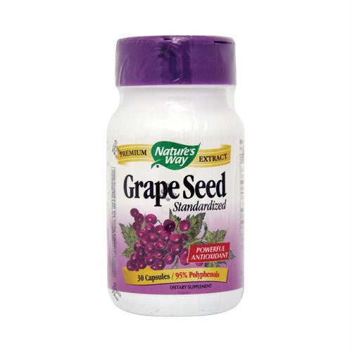 Natures Way Grape Seed Standardized - 30 Capsules