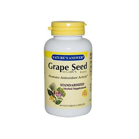 Natures Answer Grape Seed Extract - 60 Vegetarian Capsules