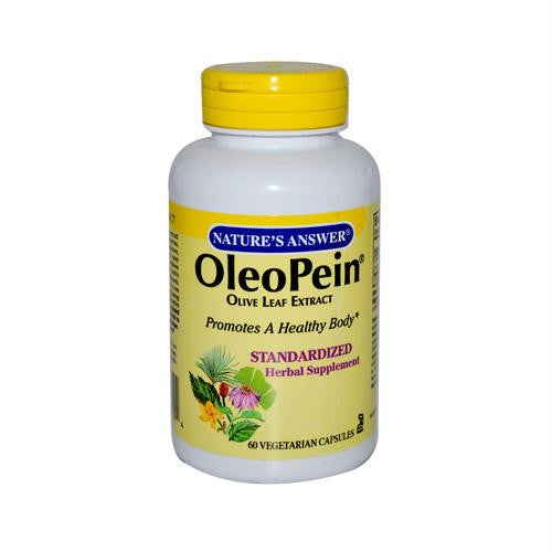 Natures Answer OleoPein Olive Leaf Extract - 60 Vegetarian Capsules