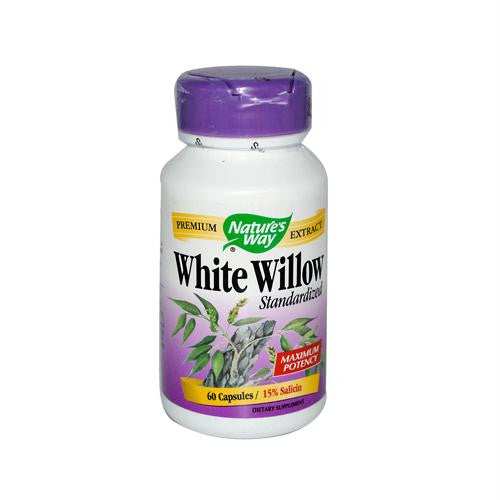 Natures Way White Willow Bark - 300 mg - 60 Capsules