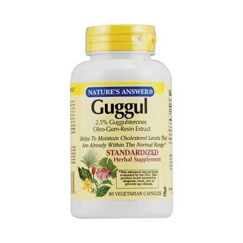 Natures Answer Guggul - 60 Vegetarian Capsules