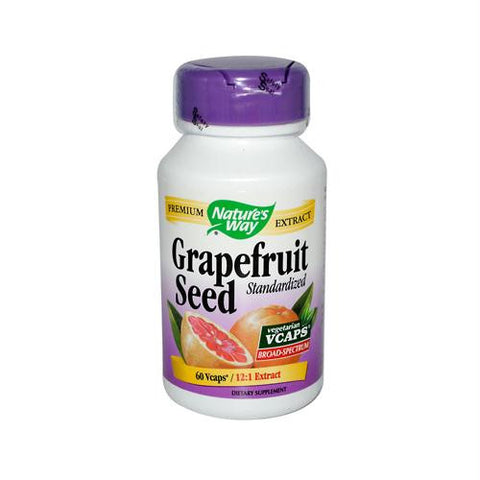 Natures Way Grapefruit Seed Standardized - 60 Vegetarian Capsules