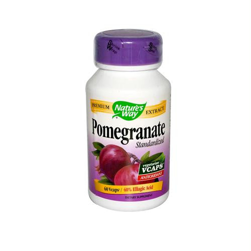 Natures Way Pomegranate Standardized - 60 Vegetarian Capsules