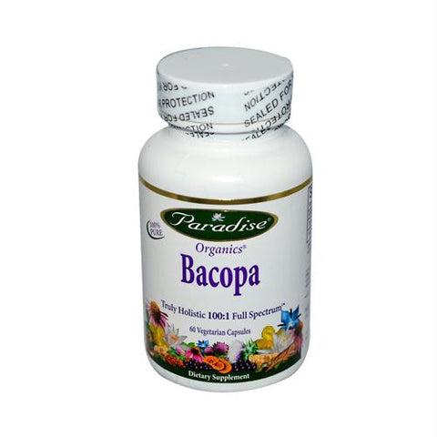 Paradise Herbs Bacopa - 60 Vegetarian Capsules