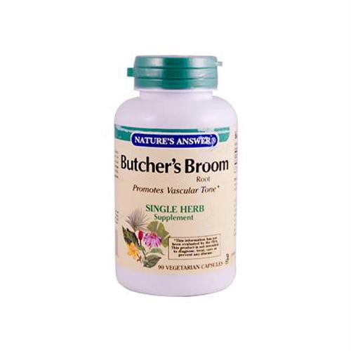 Natures Answer Butchers Broom Root - 90 Vegetarian Capsules