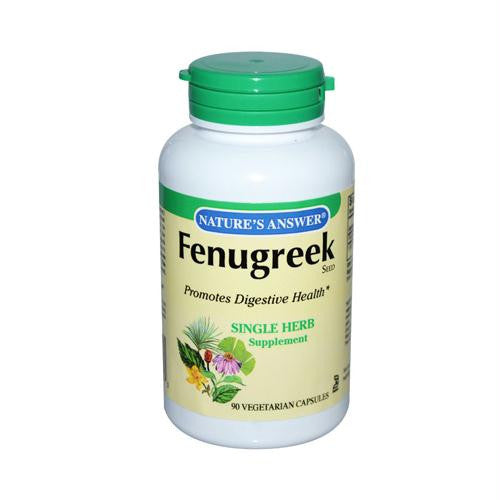 Natures Answer Fenugreek Seed - 90 Vegetarian Capsules