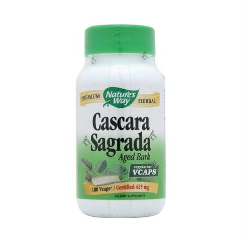 Natures Way Cascara Sagrada Aged Bark - 100 Vcaps