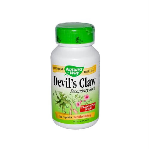 Natures Way Devils Claw Secondary Root - 100 Capsules