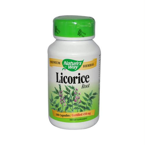 Natures Way Licorice Root - 100 Capsules