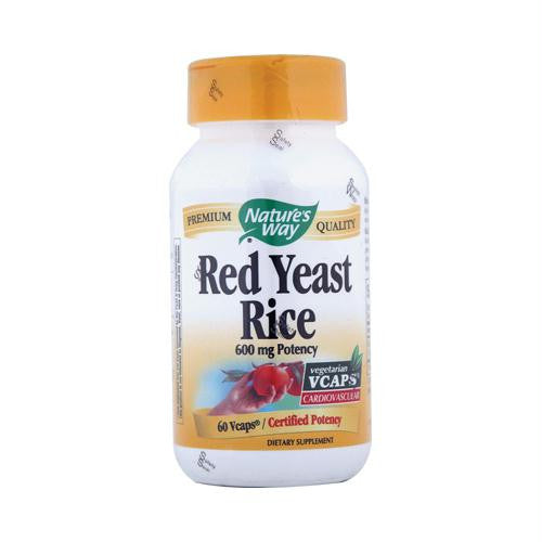 Natures Way Red Yeast Rice - 60 Vcaps