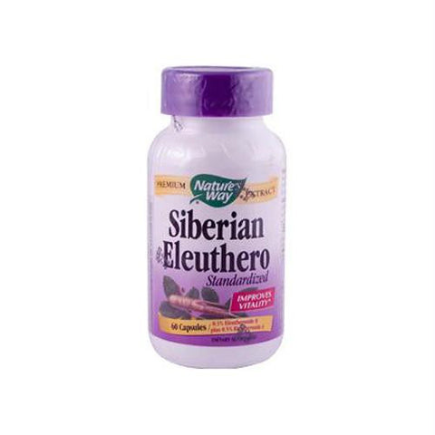 Natures Way Siberian Eleuthero Standardized - 60 Capsules