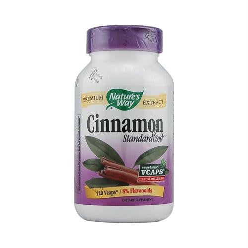 Natures Way Cinnamon Standardized - 120 Vcaps