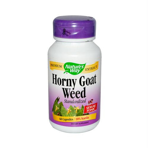 Natures Way Horny Goat Weed Standardized - 60 Capsules