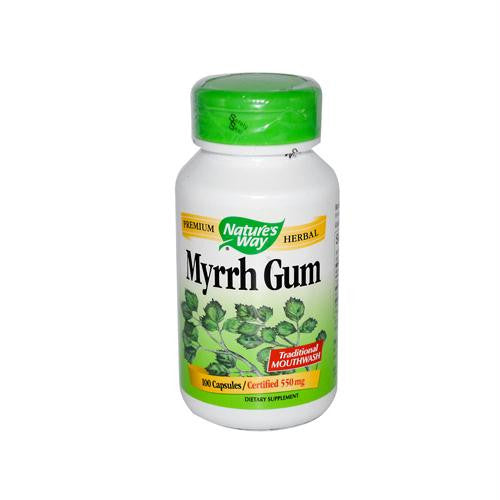 Natures Way Myrrh Gum - 550 mg - 100 Capsules