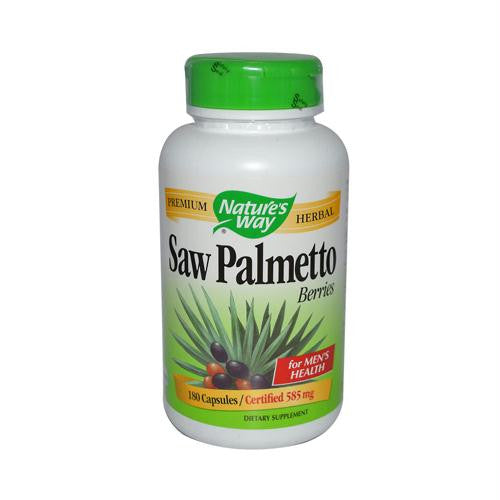 Natures Way Saw Palmetto Berries - 180 Capsules