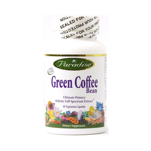 Paradise Herbs Green Coffee Bean - 60 Vegetarian Capsules