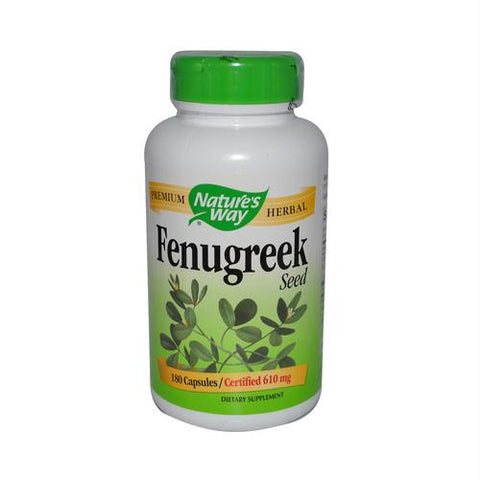 Natures Way Fenugreek Seed - 180 Capsules