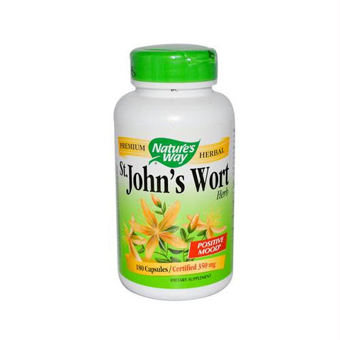 Natures Way St Johns Wort Herb - 180 Capsules