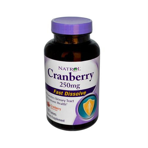 Natrol Cranberry Fast Dissolve - 250 mg - 120 Tablets