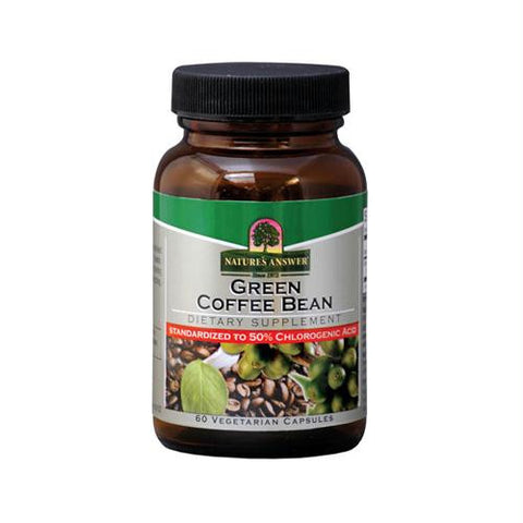 Natures Answer Green Coffee Bean Extract - 60 Vcaps