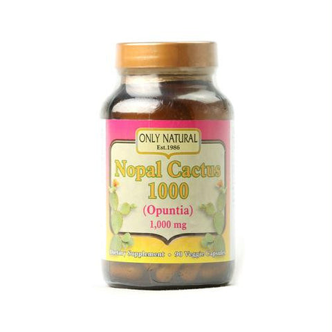 Only Natural Nopal Cactus 1000 - 1000 mg - 90 Veggie Capsules