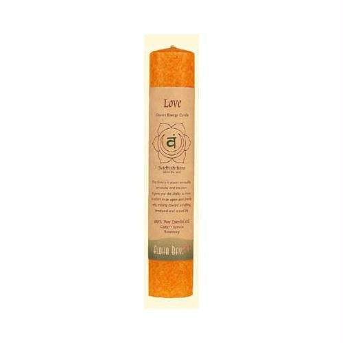 Aloha Bay Chakra Pillar Candle Love - 1 Candle