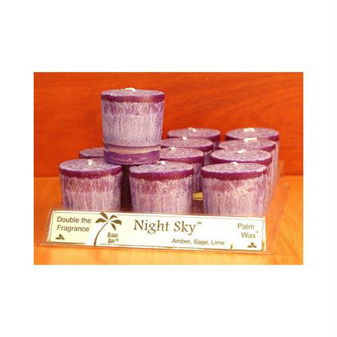 Aloha Bay Votive Candle - Night Sky - Case of 12 - 2 oz