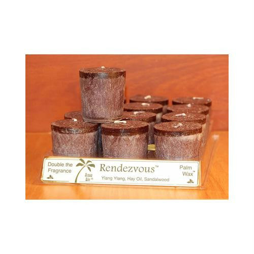 Aloha Bay Candle Votive Essential Oil Rendezvous - 12 Candles - Case of 12