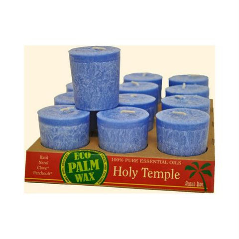 Aloha Bay Votive Eco Palm Wax Candle - Holy Temple - Case of 12 - Pack