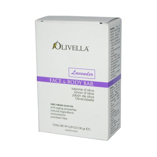 Olivella Face and Body Bar Soap Lavender - 5.29 oz