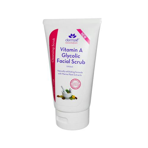 Derma E Vitamin A Glycolic Facial Scrub - 4 oz