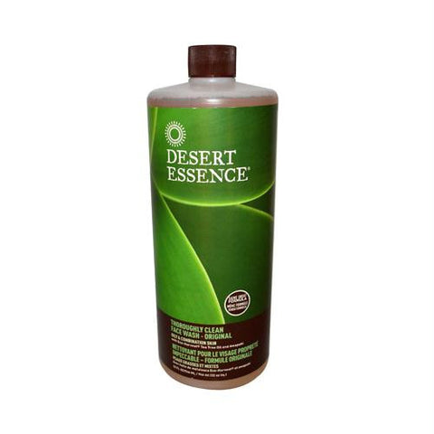 Desert Essence Thoroughly Clean Face Wash - Original Oily and Combination Skin - 32 fl oz