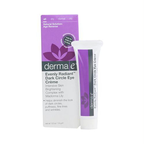 Derma E Evenly Radiant Dark Circle Eye Creme - 0.5 oz