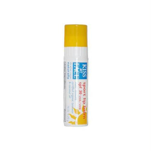 Kiss My Face Lip Balm Sport - 0.15 oz - Case of 24