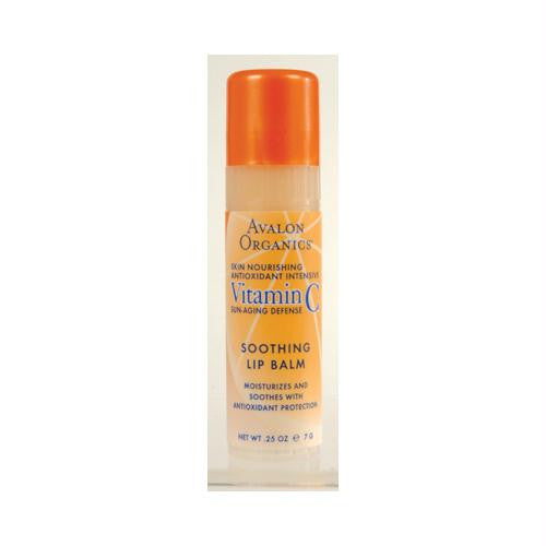 Avalon Organics Vitamin C Soothing Lip Balm - Case of 16 - .25 oz