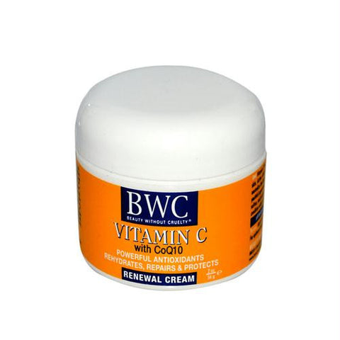 Beauty Without Cruelty Renewal Cream Vitamin C with CoQ10 - 2 oz