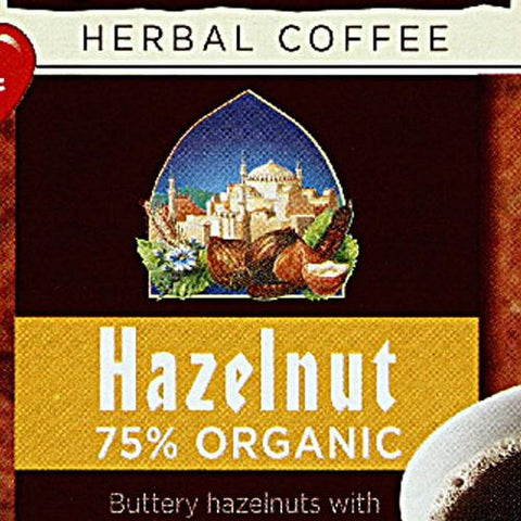 Teeccino Herbal Coffee Hazelnut - 10 Tea Bags - Case of 6