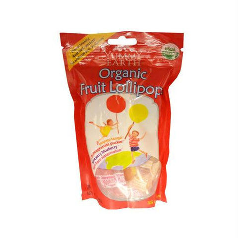 Yummy Earth Organic Fruit Lollipops - 15 Lollipops - 3 oz