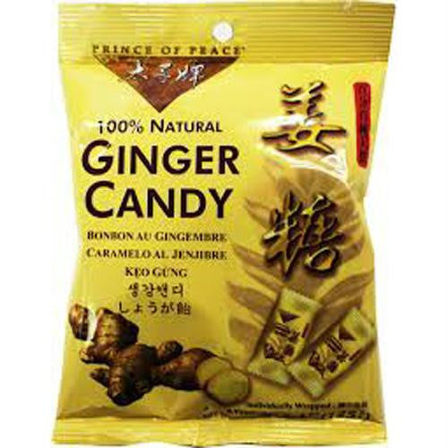 Prince of Peace 100% Natural Ginger Candy Chews - 4.4 oz