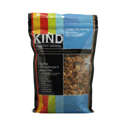 Kind Healthy Grains Vanilla Blueberry Clusters with Flax Seeds - 11 oz - Case of 6