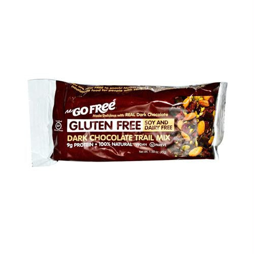 Nugo Nutrition Trail Mix Bar - Gluten Free - Dark Chocolate - Case of 12 - 45 Grams